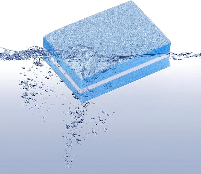 100 Pcs Mini Buffers for Nails 180/100 Grit Buffer for Acrylic Nails for Nail Care(Blue)