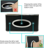 Faux Leather Car Tissue Box for Car Interior, Armrest & Back Seat Napkin - Image 4