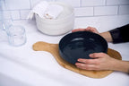 KooK Ceramic Large Pasta Bowls, Microwave and Dishwasher Safe, Shallow Serving - Image 3