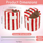1 Pack Ceramic Coffee Mug with Sip Hole Espresso Cup 10oz with Straws Retro - Image 2
