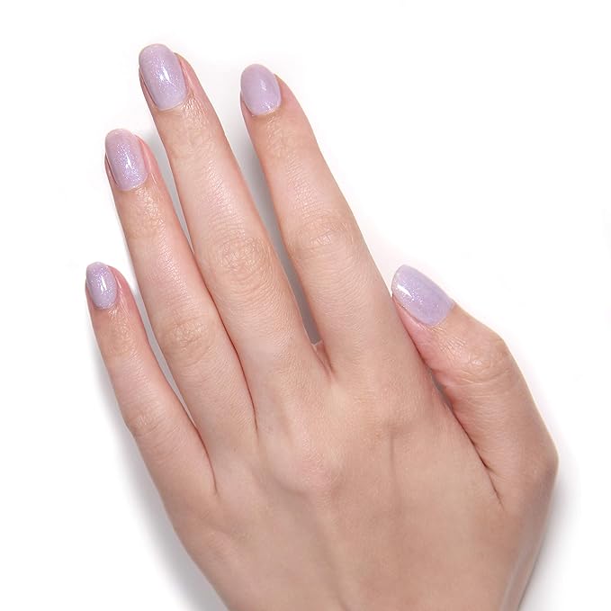 LONDONTOWN lakur Nail Polish - Chip-Resistant, Non-Toxic, Conditions & Hydrates Nails | Glittery Shimmery Lilac, Opal, .40 fl oz