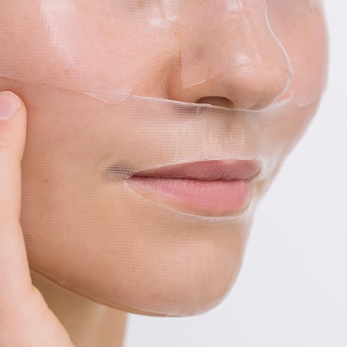 Bioeffect Imprinting Hydrogel Facial Skincare Mask 6-Pack with Hyaluronic Acid is Deeply Moisturizing, Skin Plumping and Fast Absorbing, A Hydrating Gel Sheet Mask Beauty Treatment, Alcohol-free