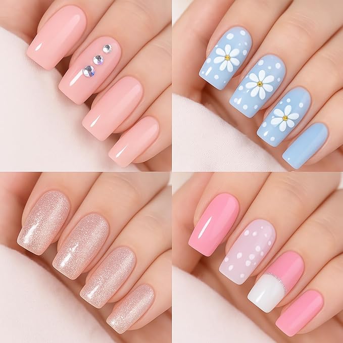 5PCS Dual-Ended Nail Art Dotting Pens – Silicone Sculpting & Dotting Tools Set for Acrylic Gel Nail Design, Gradient, Carving, DIY Manicure