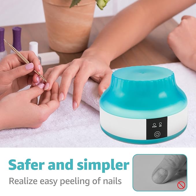 Electric Nail Soaking Bowl, Gel Nail Polish Remover, Soak Off Gel Polish Dip Powder Remover Tools, Acrylic Nail Remover Manicure Bowl for Nail Polish Or Gel Nail Polish