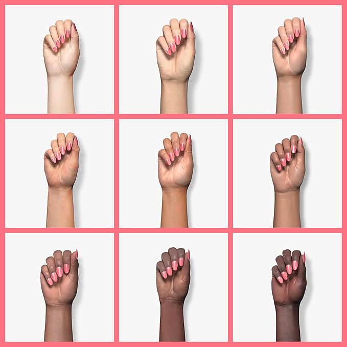 ella+mila Professional, Quick Dry, Long-Lasting & Chip-Resistant Pink Nail Polishes (Sweet Tooth - 0.45 fl oz)