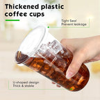 Ziliny 50 Sets 18 oz Clear Plastic Cups - Image 4