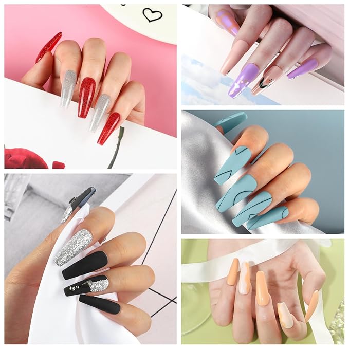 COSCELIA 57pcs Gel Nail Polish Kit with U V light Starter Kit 40 Colors Fall Gel Polish Set 5pcs Top and Base Coat Glossy Matte Glitter Beautiful Nail Stickers Gel Manicure Kit DIY Gifts for Women