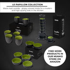 MIAMIO - 2.5 oz Espresso Cup Set - Ceramic Coffee Mug Stackable Espresso Mug - Image 7