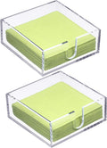 Boao 2 Pieces Acrylic Cocktail Napkin Holder by Boao