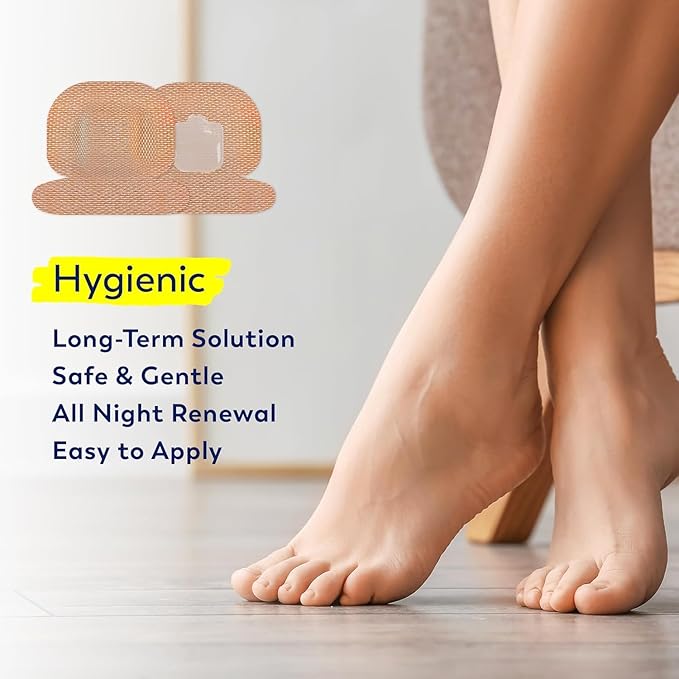 Toenail Fungus Treatment Extra Strength: (Small) 32 Patches with Hydrogel for Overnight Repair Fungus Nail Treatment For Toenail - Nighttime Nail Patches Visible Results in 8 Hours