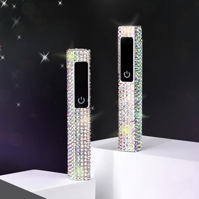 GAOY Handheld UV Light for Gel Nails, Mini Nail Lamp, Portable Cordless Rechargeable, Fast Curing, Diamond