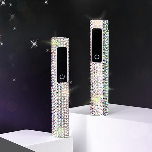 GAOY Handheld UV Light for Gel Nails, Mini Nail Lamp, Portable Cordless Rechargeable, Fast Curing, Diamond