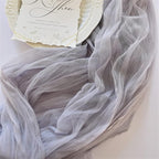 Gray Cheesecloth Table Runner Cheese Cloth Wedding Birthday Party Decor | 10Ft by Joanlody