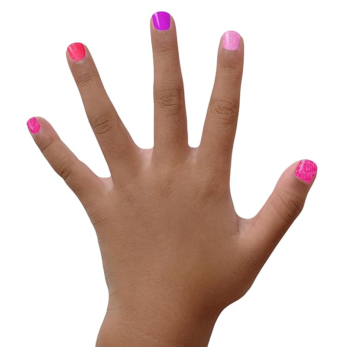 Piggy Paint | 100% Non-Toxic Girls Nail Polish | Safe, Cruelty-free, Vegan, & Scented for Kids | Scented Lucky Lollipop (4 Pack Kit)