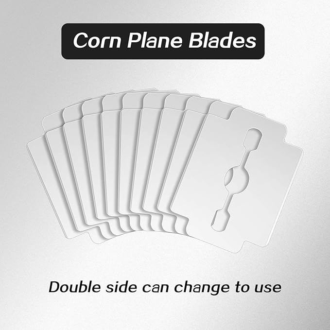 Mudder 120 Pieces Callus Shaver Replacement Blades Corn Plane Stainless Steel Blades Foot Care Tool for Removing Callus