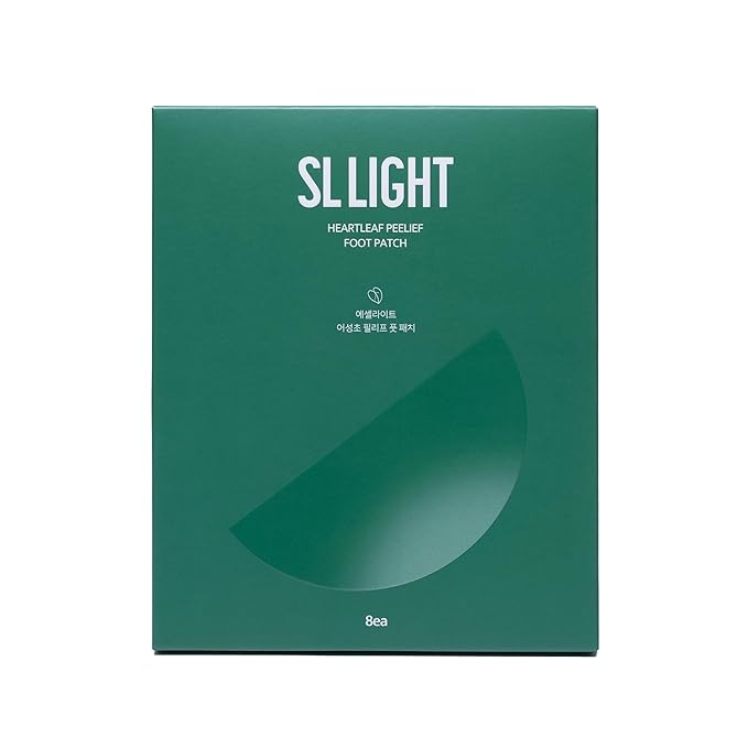 Heartleaf Peelief Foot patch 1box 8ea | Removing Dry, Cracked, and Dead Skin | Peeling Patch | Exfoliant for Peeling Off Calluses | Korean Skincare