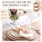 48 Pcs Wooden Napkin Rings Unfinished Wood Table Napkin Holders Farmhouse - Image 4