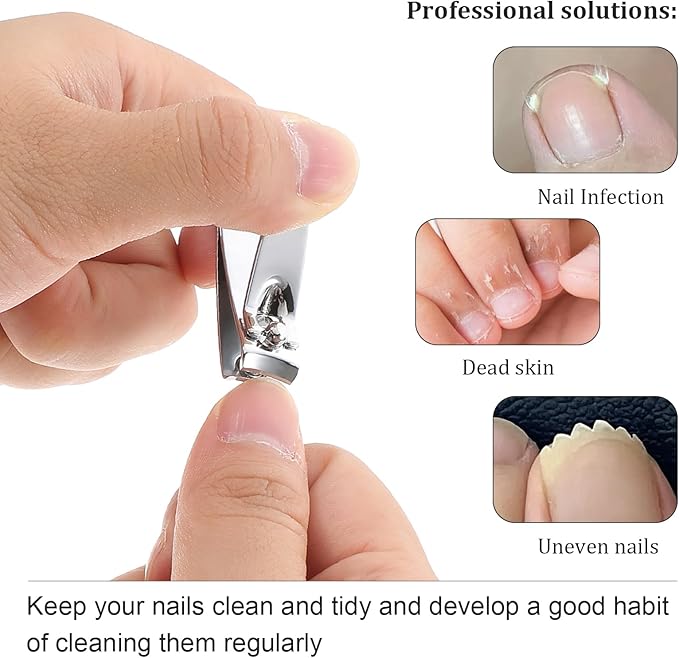 60Pack Nail Clippers Bulk, Small Stainless Steel Toe Nail & Fingernail Clippers Nails Cutter for Travel, Portable Mini Toenail Clipper Lot Pack for Women Man