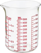 Ackers BORO3.3 High Borosilicate Glass Measuring Cup, Handleless Beaker by AckersBORO33