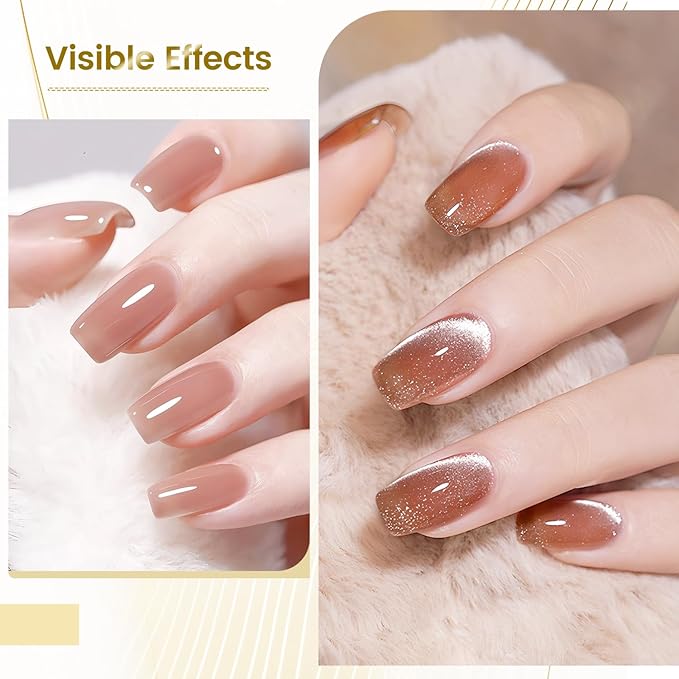 JODSONE Gel Top Coat - 16.5ml Clear Glass Top Coat Gel Nail Polish No Wipe, High Toughness, Wear-resistant and High Glass Varnish for Long Lasting,U V Light Needed