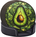 Avocado Coasters for Drinks by petloverdoglovercommunity