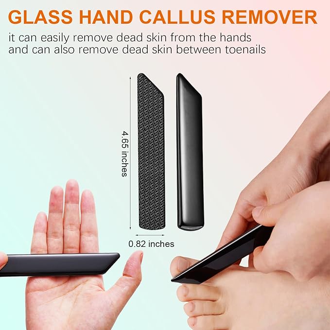 Electric Foot Callus Remover with Hand Callus Remover, Adjustable Speed Professional Electric Foot File Filer Sander Pedicure Tools for Feet Heel Dead Cracked Skin Women Men Use (Black)