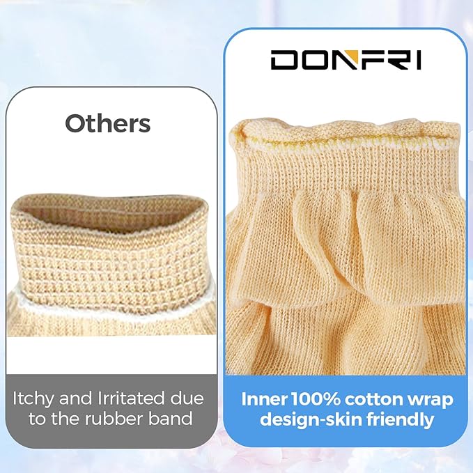 Cotton Moisturizing Gloves Overnight Hand Beauty Gloves Touchscreen Sleeping Gloves (XS-Beige, Count, 2)