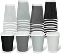 Whaline 100Pcs Gray Disposable Coffee Cups by Whaline