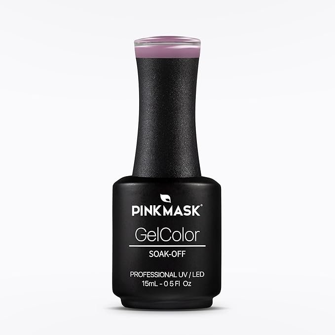 PINK MASK Gel Color Nail Polish Bran - Winter Is Coming Col. 15ml / o.5 oz - UV/LED Gel Polish, Non Wipe, Long Lasting, Soak Off Formula