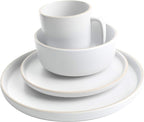 Gibson Home Zuma 16 Piece Round Kitchen Dinnerware Set, Service - Image 5