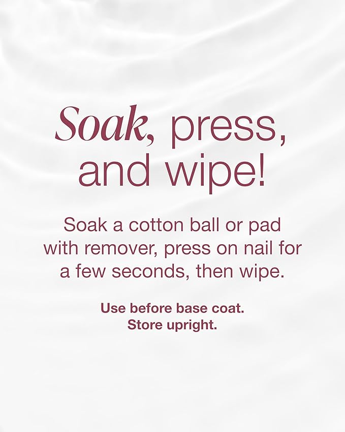 Mineral Fusion Nail Polish Remover - Acetone-Free Nail Care with Natural Solvents - Non Drying Liquid Formula - 6 fl oz