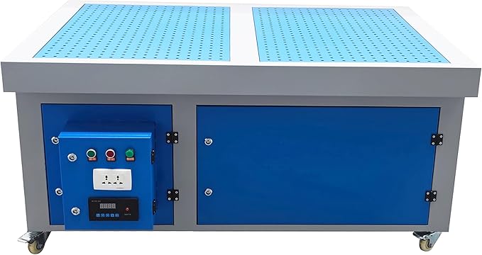 TECHTONGDA Grinding Dust Collection Flat Workbench Table Welding Smoke Purifier with Metal Dust Collector for Polishing Welding Dust Removal 220V