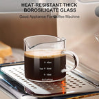 PARACITY Espresso Measuring Cup, 2.5 oz Double Spout Glass - Image 5
