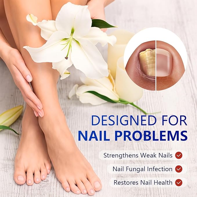 Nail Patches,21 Patch,Nighttime Nail Patches,for Damaged Nails Foot Nails Repair and Care,Strengthens Brittle Nail