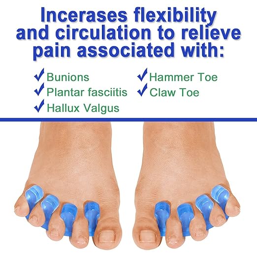 Toe Corrector Separators Bunion Splint 【2025 Updated】 Hallux Valgus Big Toes Corrector Set Bunion Brace Exercise Strap Orthopedic Kit Foot Pain Relief