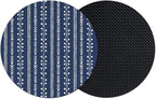 Vintage Striped Coasters Set of 2, Absorbent Coasters by Unknown
