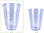 Amazon Basics Disposable Clear Plastic Cups - Image 3