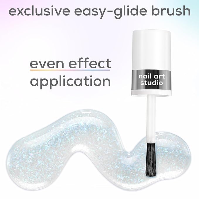 essie Nail Art Studio Special Effects Chrome Polish, Vegan, Aqua Nail Polish, Mystic Marine, 0.46 Fl Oz
