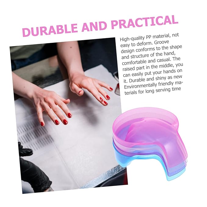 4pcs Nail Soaking Bowls for Manicure Random Colors Nail Art Tool for Salon Use and Cuticle Care