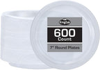 Hanna K. Signature Clear Plastic Plates 7 Inch by HannaKSignature