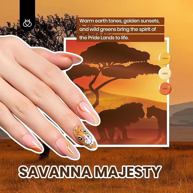 Beetles Gel Nail Polish Set - 44 PCS Brown Nude Burgundy Gel Polish Winter Nails Fairytale Town Collection with 4Pcs Base Glitter Matte Glossy Top Coat Soak off Uv Gel DIY Manicure