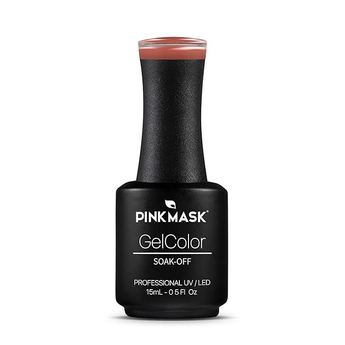 PINK MASK Gel Color Nail Polish Little Susie - Winter Col. 15ml / o.5 oz - UV/LED Gel Polish, Non Wipe, Long Lasting, Soak Off Formula