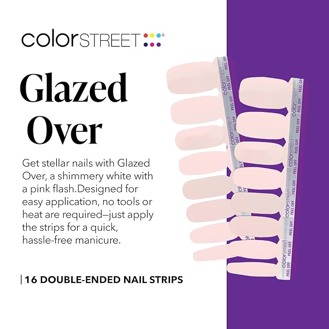 Color Street Glazed Over Nail Strips