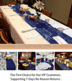 ShiDianYi Navy Blue Table Runners - Image 5