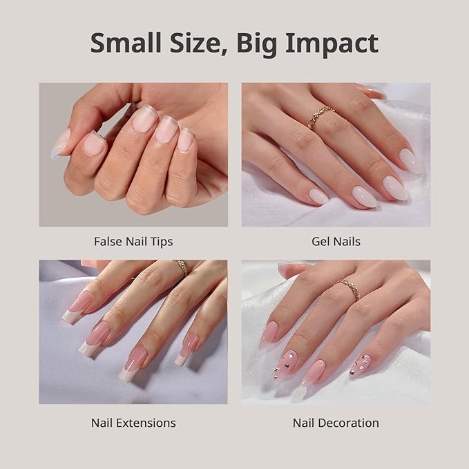 BTArtboxnails Handy Mini Nail Lamp - Fast Cure UV LED Nail Lamp for Gel Nails, 6W Nail Light with 2 Timer for All Gel Polish