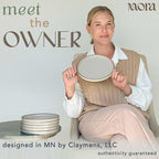 MORA Ceramic Flat Plates Set of 6-8 in - Image 3