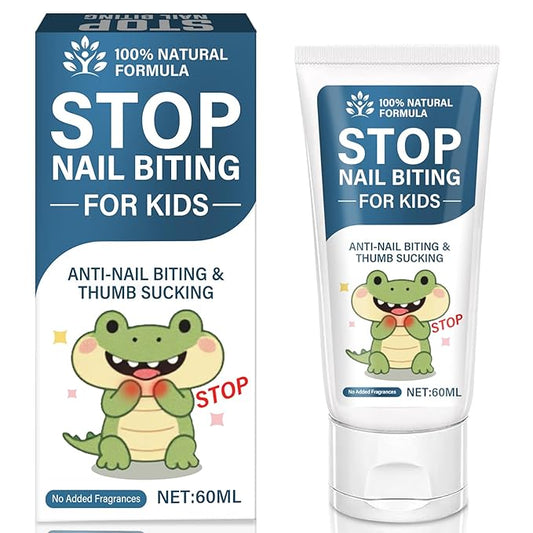Nail Biting Prevention-Nail Biting Treatment for Kids-Anti-Nail Biting Thumb Cream for Kids-100% Natural Bitter Formula-No Additives-Protects Nails Healthy Nail Growth-Safe for Children, 2.11Fl.Oz