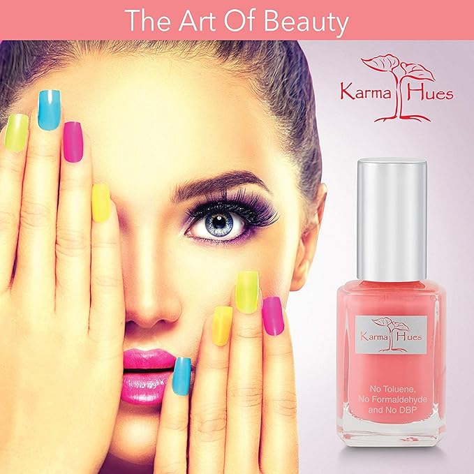 Karma Naturals Nail Polish – Non-Toxic, Vegan & Cruelty-Free (Don't Go Breaking My Heart, 0.43 fl oz)