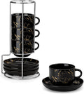 MALACASA 4 OZ Porcelain Espresso Cups by MALACASA
