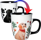 Dog Coffee Mug, Heat Changing Cup, 16 oz | Ceramic Cup by Asmwo